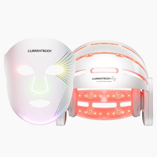 CurrentBody Skin LED Haargroei Helm & LED Gezichtsmasker: Serie 3