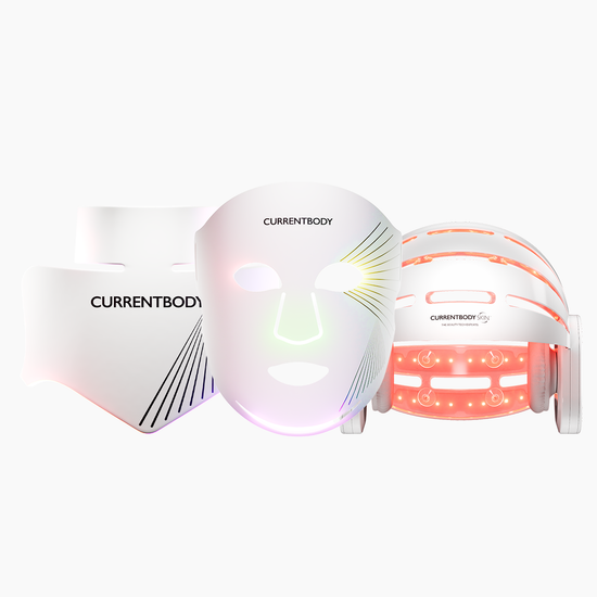 CurrentBody Skin LED Haargroei Helm & Set voor gezicht en hals: Serie 3