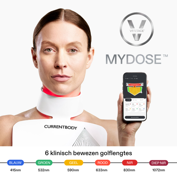 Hals en decolleté | LED-lichttherapiemasker | CurrentBody