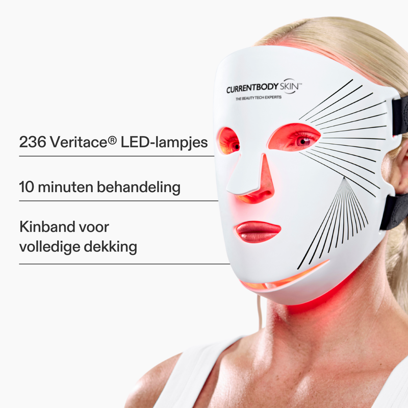 236 Veritace® LED-lampjes, 10 minuten behandeling, kinband voor 
volledige dekking 