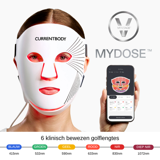 CurrentBody Skin LED Roodlicht Therapie Gezichtsmasker: Serie 3