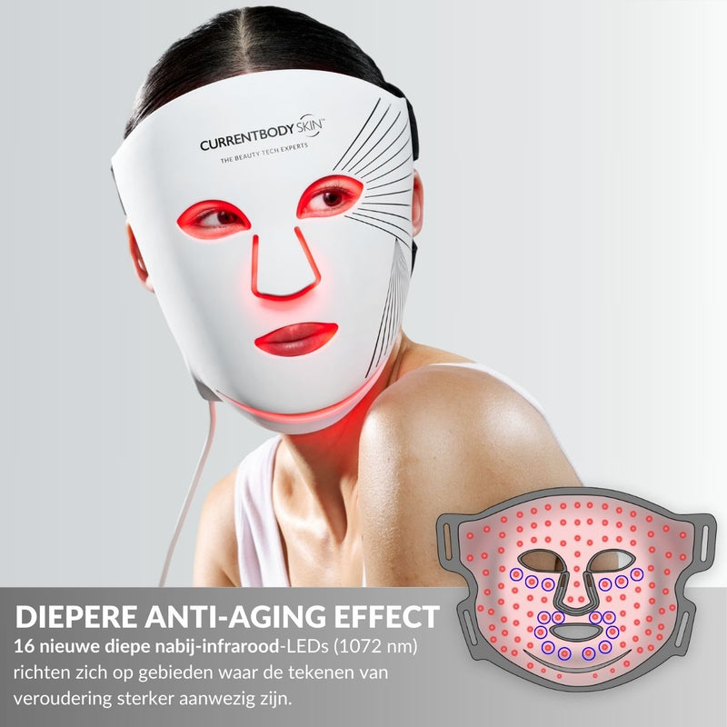 CurrentBody Skin LED Roodlicht Therapie Gezichtsmasker: Serie 2