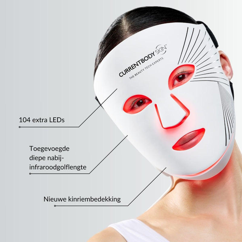 CurrentBody Skin LED Roodlicht Therapie Gezichtsmasker: Serie 2