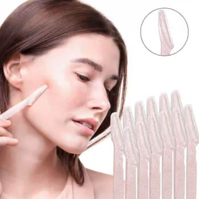 KITSCH Eco-friendly Eyebrow Razor Dermaplaner (12 Pack)