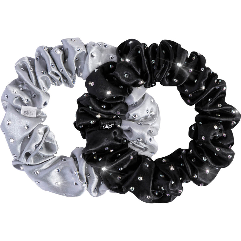 slip® Crystal Large Scrunchie Set - Moonlight