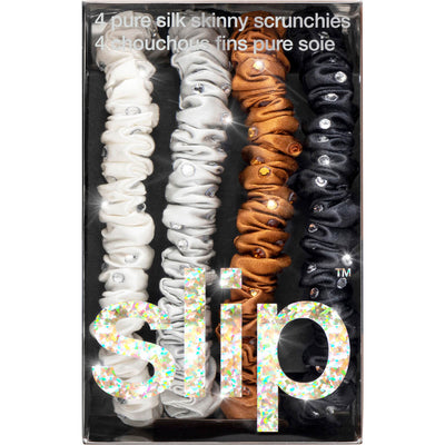 slip® Crystal Skinny Scrunchie Set - Disco Fever