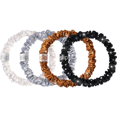slip® Crystal Skinny Scrunchie Set - Disco Fever