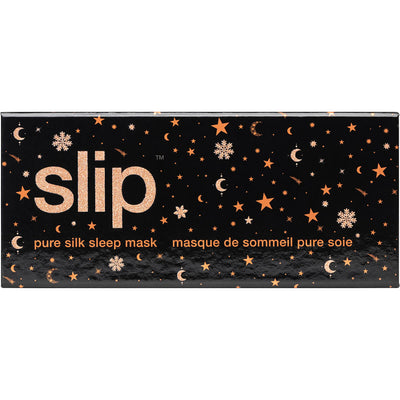 slip® Pure Silk Sleep Mask - Black - Holiday Edition