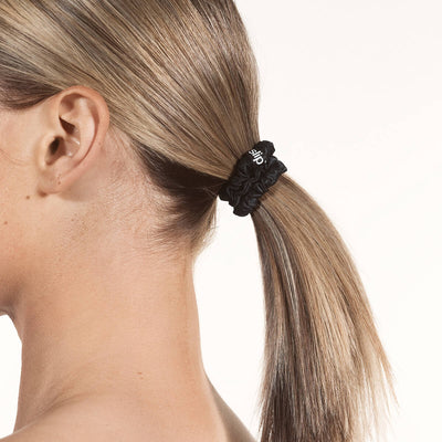 slip® Pure Silk Skinny Scrunchies - Black