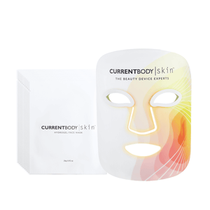 CurrentBody Skin LED 4-in-1 Face Mask + 10x Hydrogel Face Masks