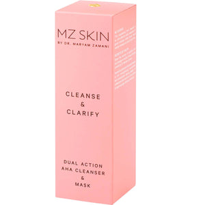 MZ Skin CLEANSE & CLARIFY Dual Action AHA Cleanser & Mask