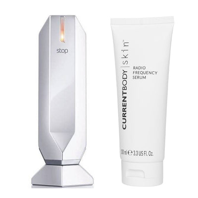 TriPollar STOP CLASSIC Facial Skin Renewal Device + CurrentBody Skin Radio Frequency Conductive Gel