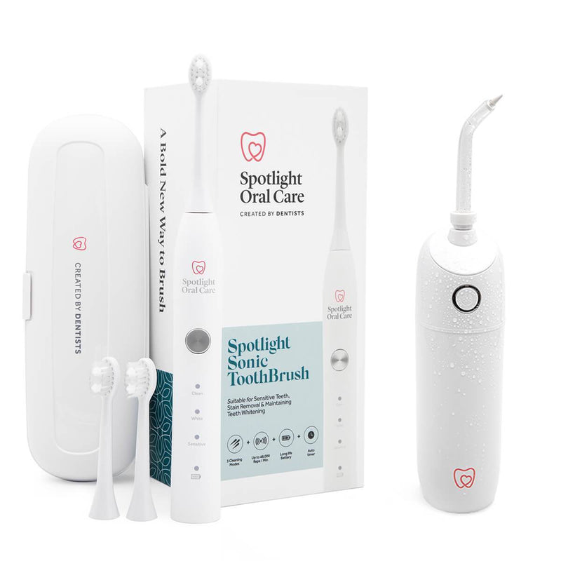 Spotlight Oral Care Sonic Toothbrush + Water Flosser Kit